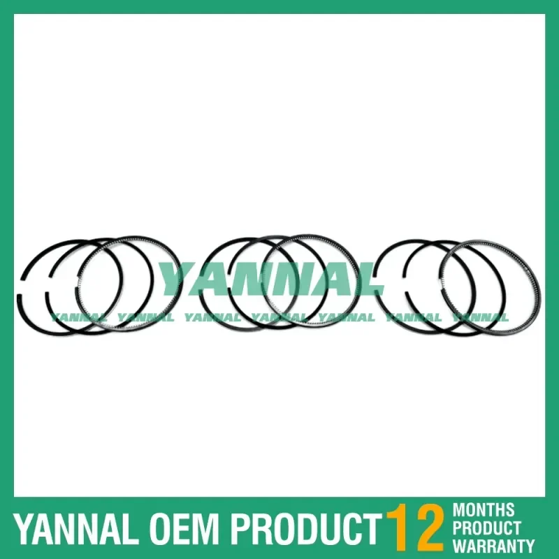 Комплект поршневых колец с длительным сроком службы для двигателя KUBOTA D905