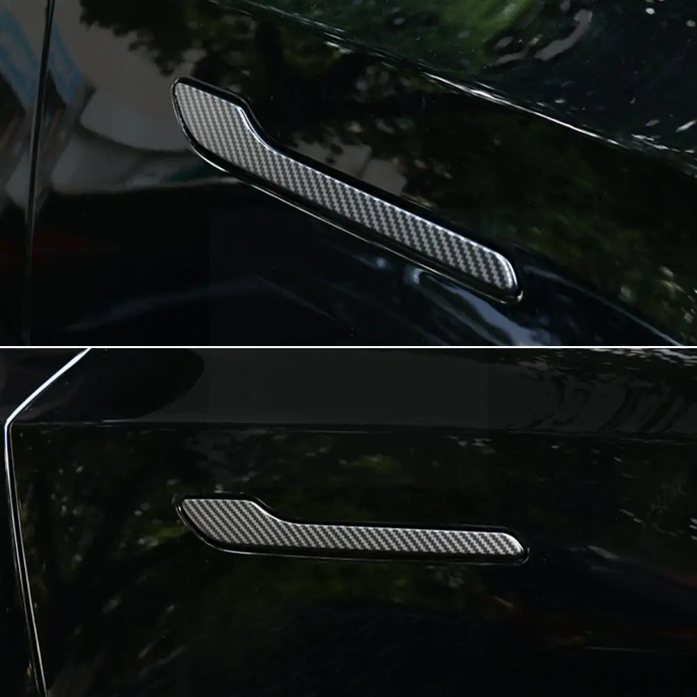 

Новинка, наклейка на дверную ручку автомобиля Tesla Model 3 Y 2017-2022, 4 шт.