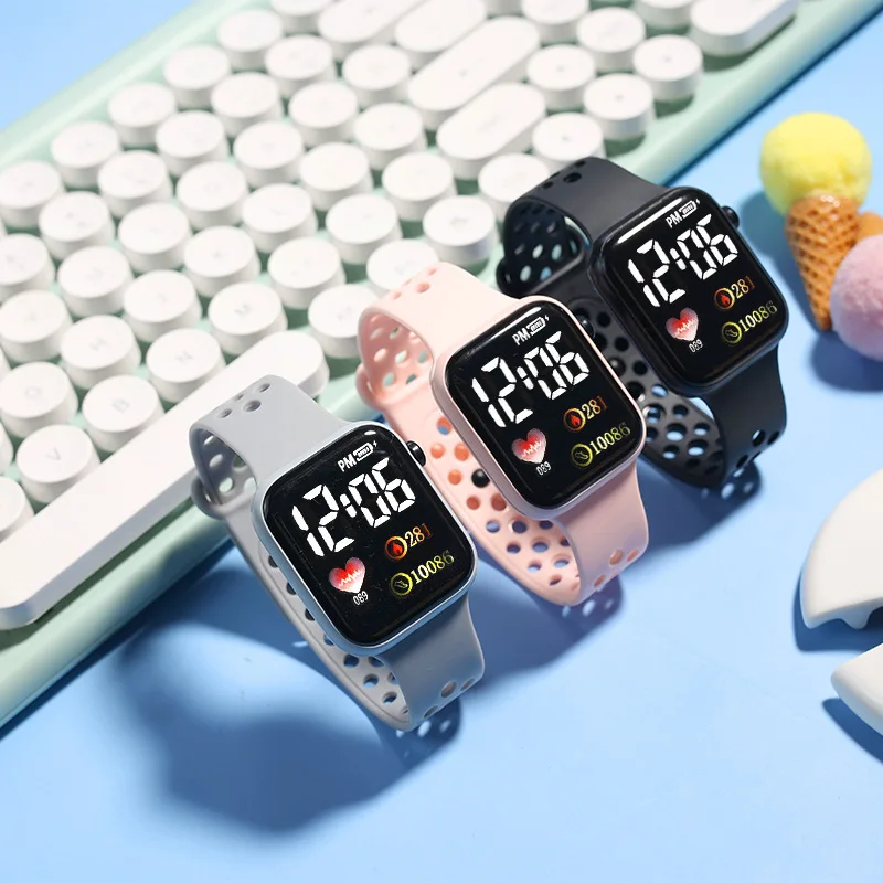 

LED Digital Watch Sport For Women Waterproof Ladies Watch Fashion Men Fitness Casual Student Children Electronic Wristwatch