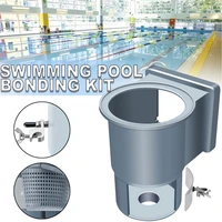 1set swimming pool bonding kit durable stainless steel bonding plate connector practical pools connecting accessories