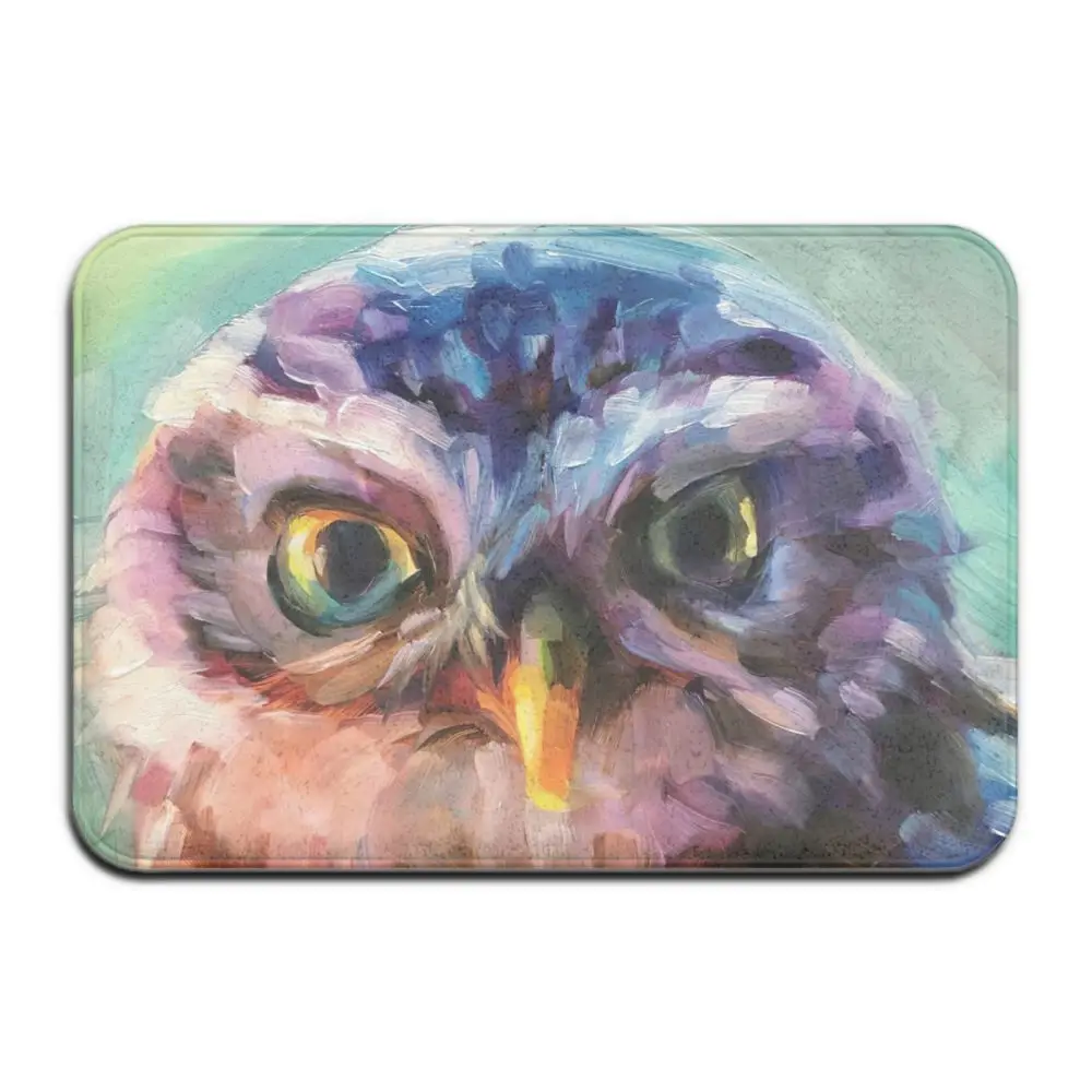 Напольный коврик с рисунком совы нескользящий ковер для гостиной спальни ванной