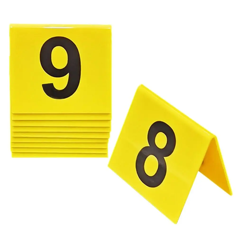 10 шт. реквизит для Хэллоуина No 1/10 маркер доказательств двусторонние акриловые