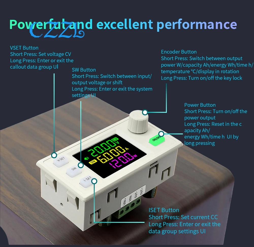 Регулируемый источник питания постоянного тока SK120X CNC