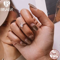bisaer 925 sterling silver eternity rings sparkling heart engagement rings finger size 6 8 for women wedding bands fine jewelry