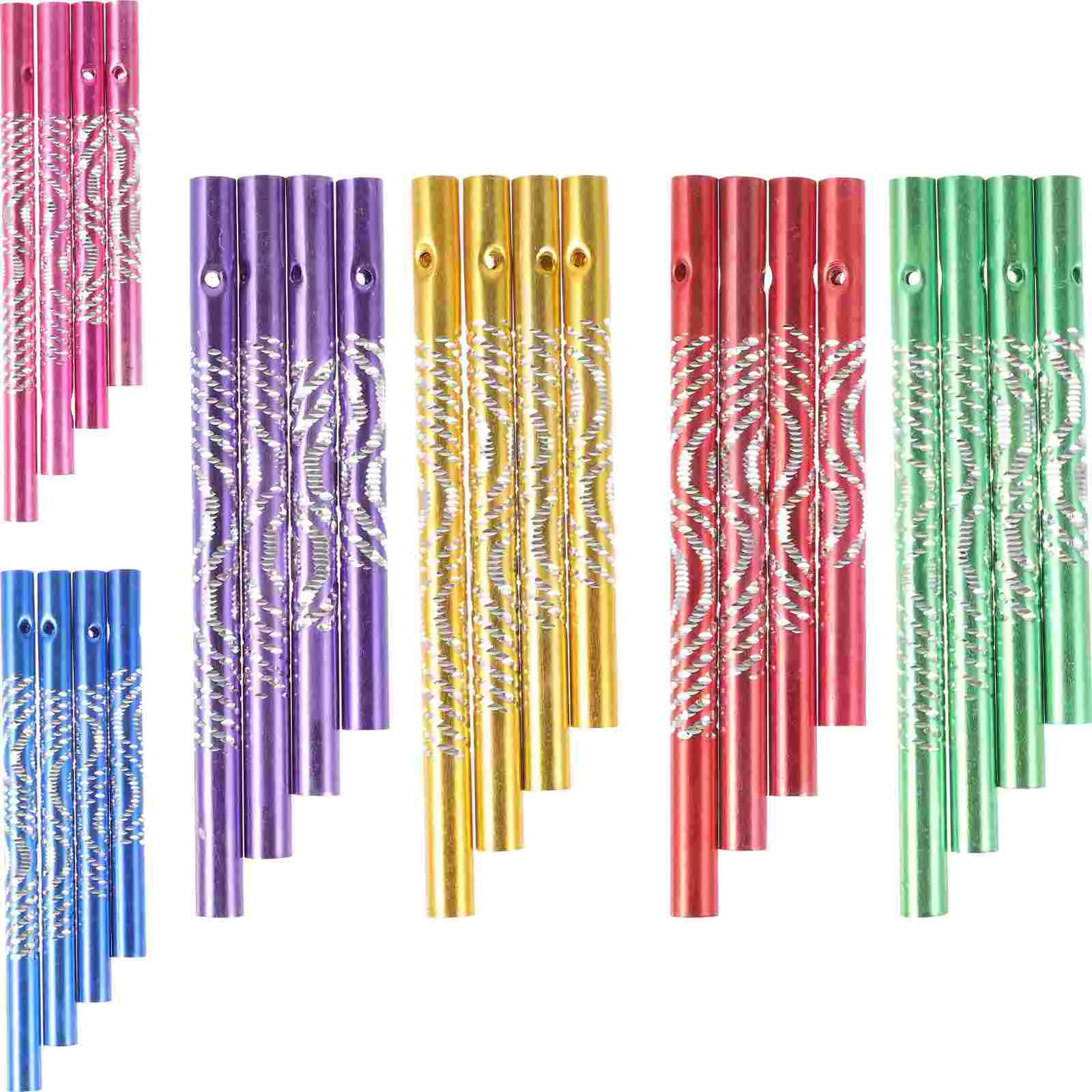 

24pcs Wind Chime Tubes DIY Wind Chime Pipes Wind Chime Crafts Making Supplies Chimes