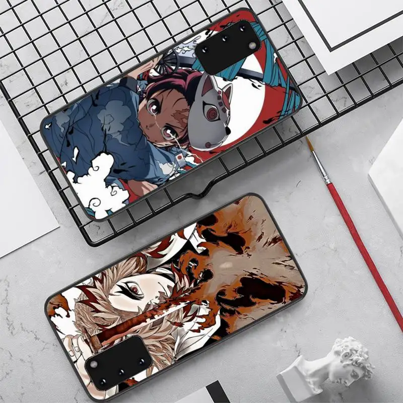 

Kimetsu no yaiba Phone Case for Samsung S10 21 20 9 8 plus lite S20 UlTRA 7edge