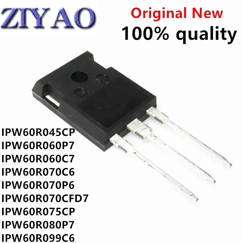 

10PCS/LOT IPW60R045CP IPW60R060P7 IPW60R060C7 IPW60R070C6 IPW60R070P6 IPW60R070CFD7 IPW60R075CP IPW60R080P7 IPW60R099C6 TO-247