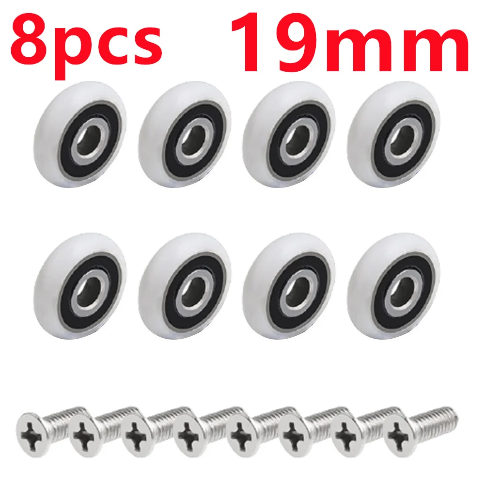 

Роликовые направляющие для душевой двери 8 шт.