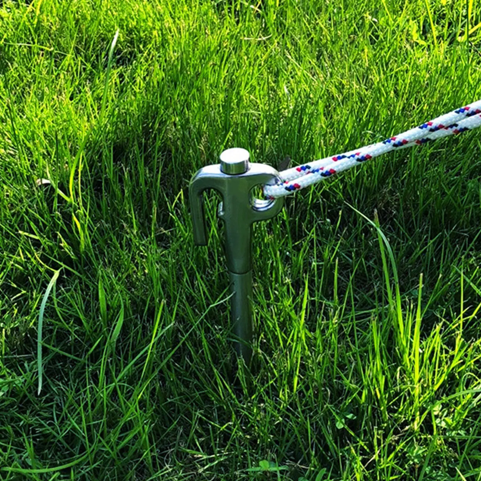 

Наземный анкер из нержавеющей стали для собак, с поворотом на 360 градусов