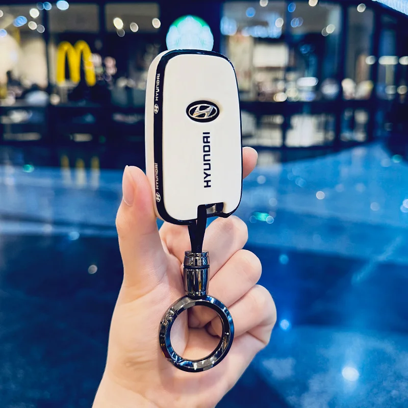 Новый чехол для автомобильного ключа из ТПУ Hyundai i30 Ix35 KONA Encino Solaris Azera Grandeur Ig Accent Santa