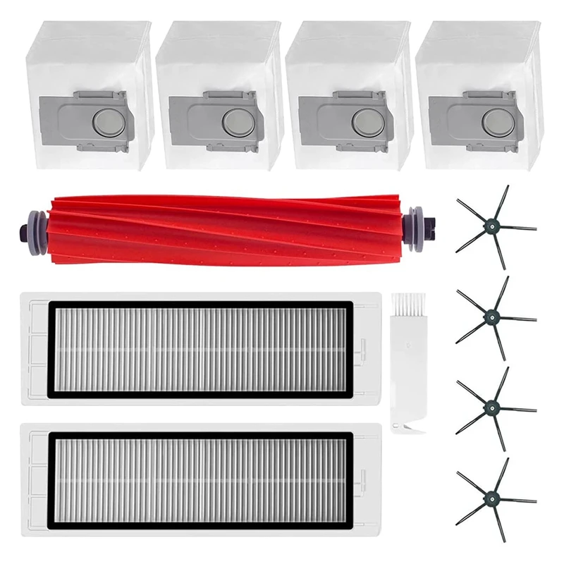 

Dust Bag Side Brush Filter Dust Bag Replacement Accessories Kits For Roborock Q5robotic Vacuum Cleaner