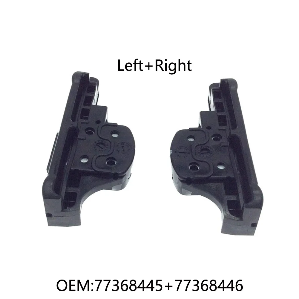 

2pcs Car Sunproof Clip Slideway Ceiling Bracket Left 77368445+right 77368446 For Jeep Renegade 2015-2019 Black Car Accessories