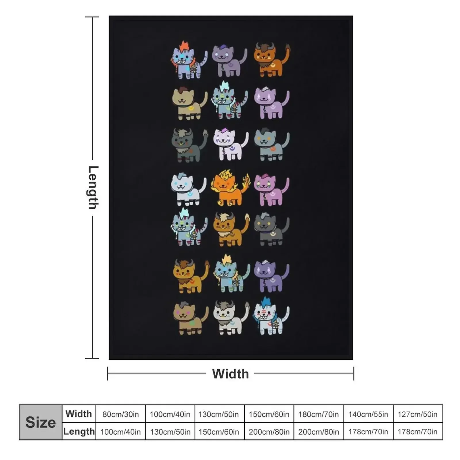 Neko Atsume Feral Druid Brug Плед для дивана Полярные одеяла