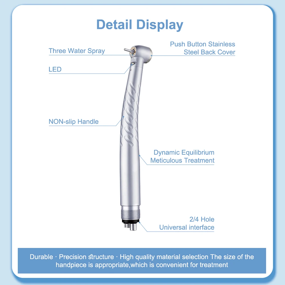 XYSZ Стоматологический высокоскоростной наконечник светодиодный электронный