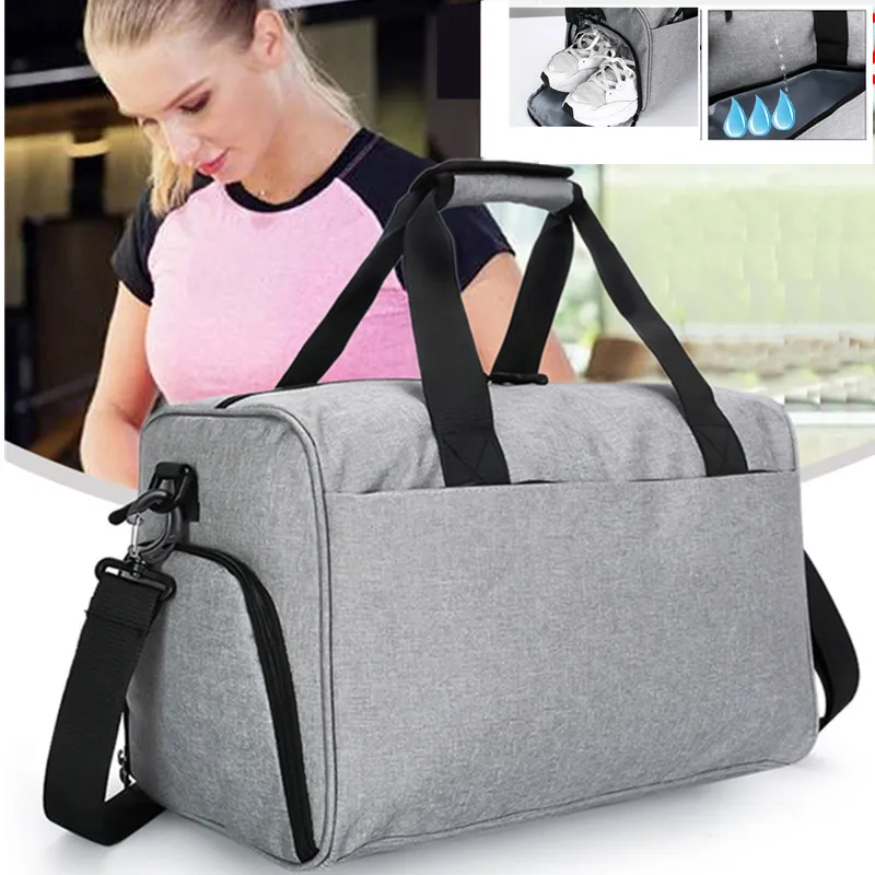 Sports Bag For Men's Shoes Gym Weekend 2022 Traveling Shoulder Pocket Female Swimming Handbag With Free Shipping Women's Fitness