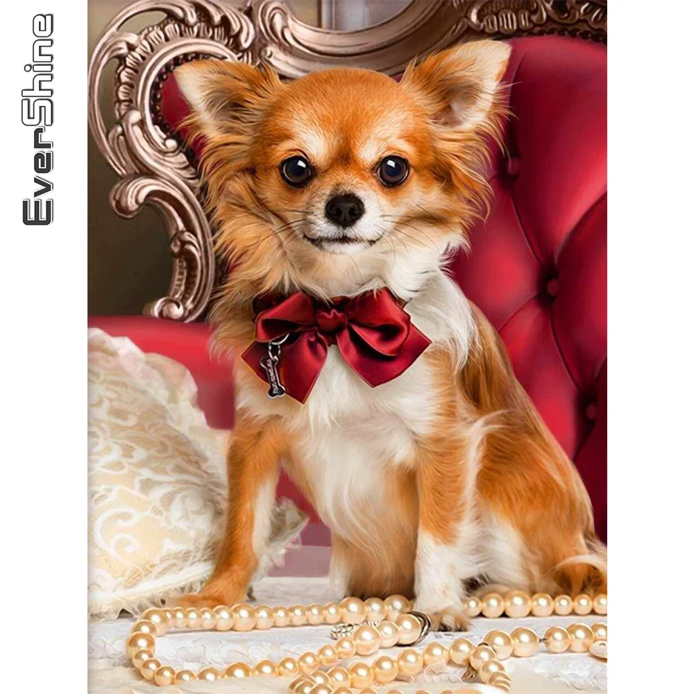 

Evershine Алмазная вышивка собаки картина стразами искусство стены Алмазная мозаика животные рукоделие Алмазная живопись мультфильм вышивка к...