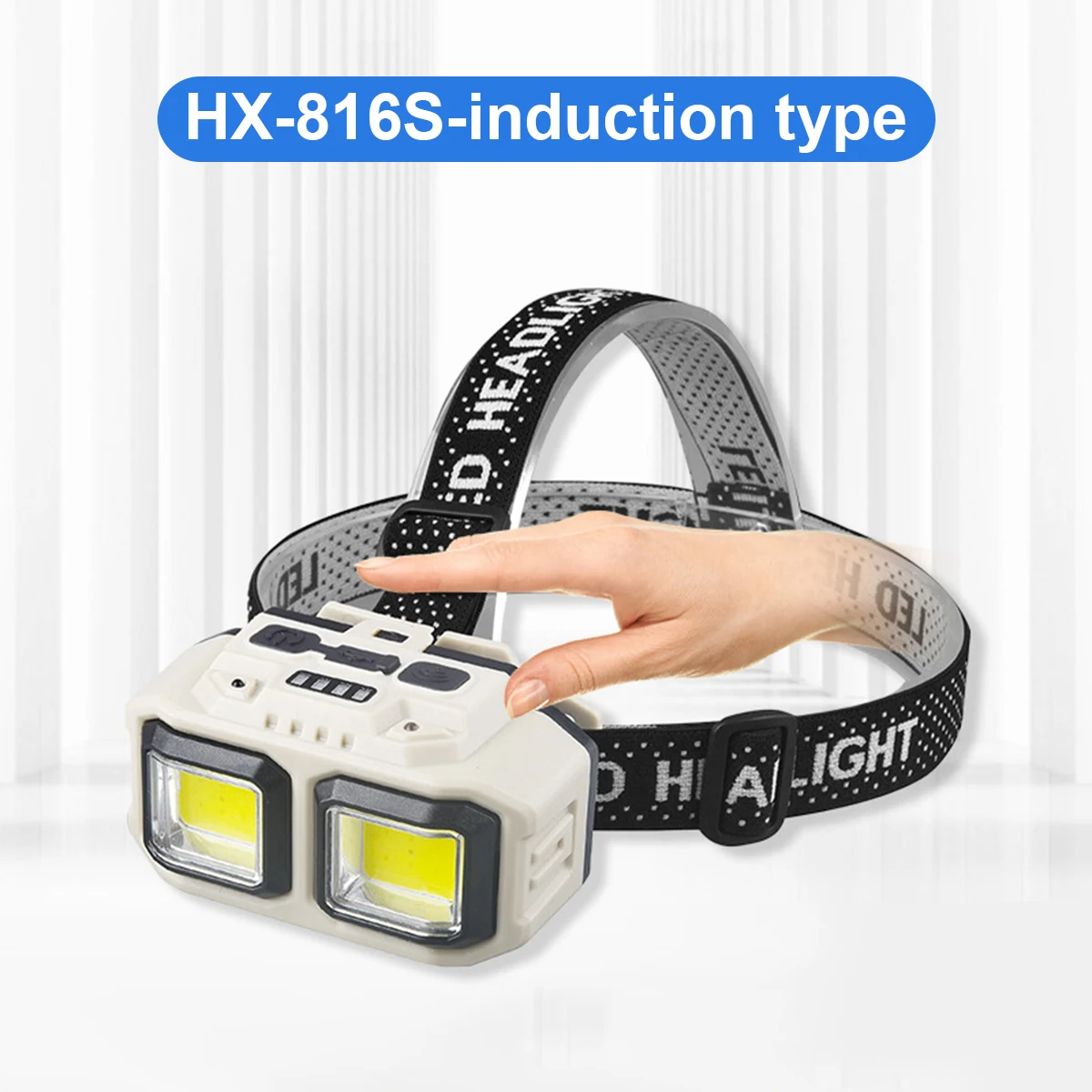 

Aoyuansea налобный фонарь COB белый 400-500 люмен