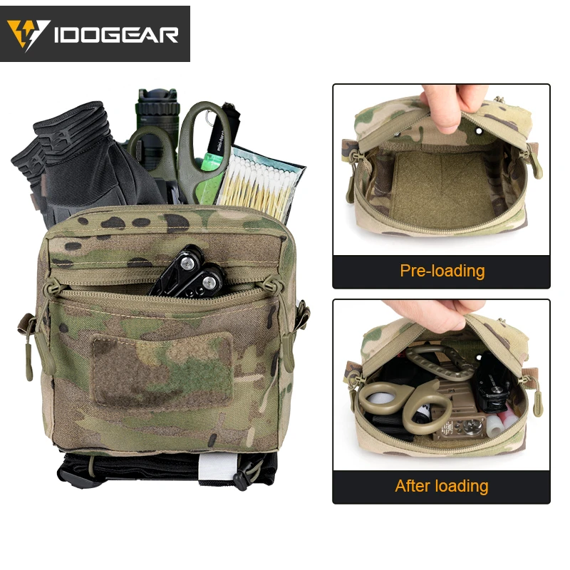 IDOGEAR Тактическая сумка Molle общего назначения GP многофункциональная камуфляжная