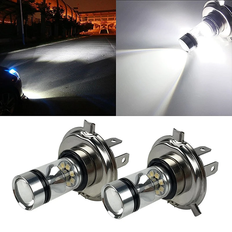 2Pcs High Power Low Consumption Long Life LED Bulb Headlight/Foglight H4 H7 H8 H11 9005/9006 3000K 30W White Light #94209 |