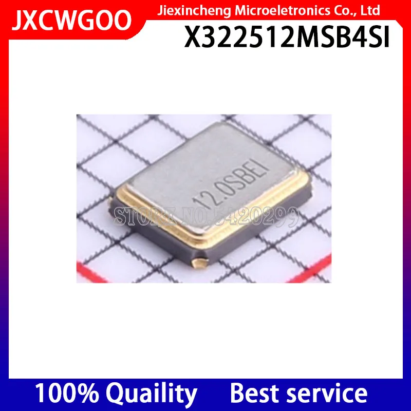 50 шт./лот X322512MSB4SI 12 0 SBEL МГц ± 10ppm 20pF 3225 SMD YSX321SL пассивный кварцевый генератор новый