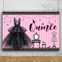 quinceanera 16th princess dress birthday photo backdrop sweet girls party wall decor custom wedding photography background vinyl