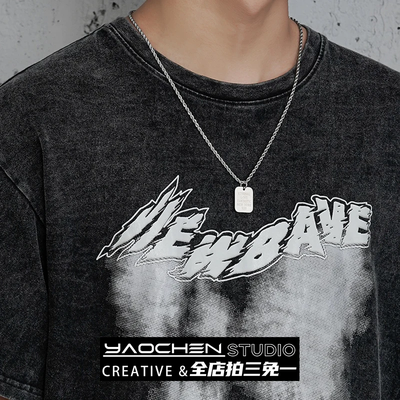 Ожерелье с подвеской из квадратной пластины буквой 520 мужское и женское простое