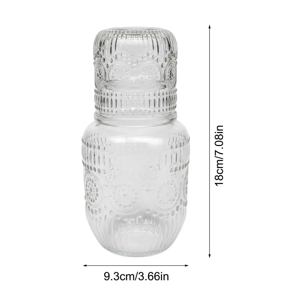 

Стеклянный графин для воды и стаканы с дизайном снежинок