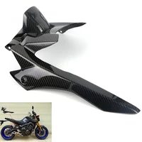 motorcycle carbon fiber rear tire hugger fender mudguard chain guard protector cover for yamaha mt07 mt 07 mt 07 2013 2017