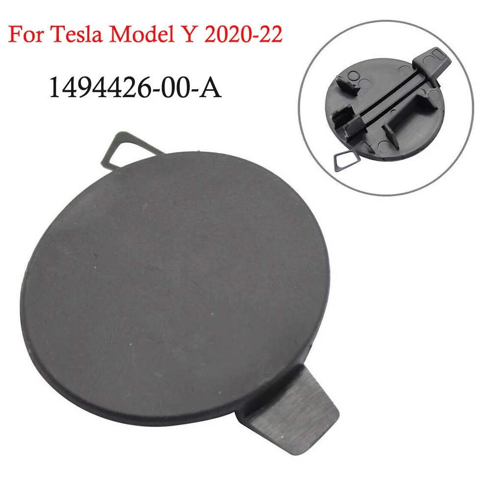 

Rear Bumper Trailer Tow Hook Cap Cover For Tesla Model Y 2020-2022 1494426-00-A