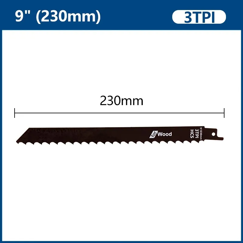 Лезвие для сабельной пилы CMCP 9 дюймов 3TPI для дерева