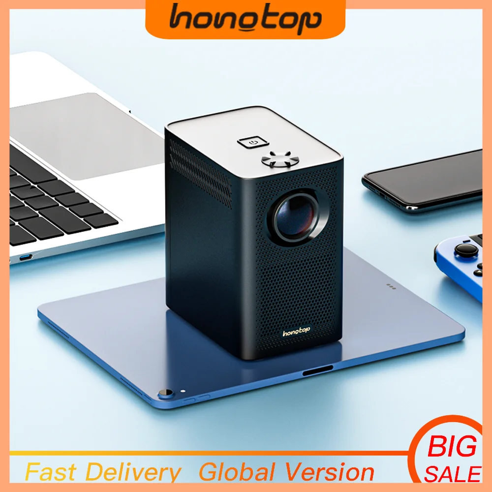 

HONGTOP S30 Global Version Projector 4K Full HD 1080P 1920x1080P Android Home Theater Video Beamer Mini LED Projector For Home