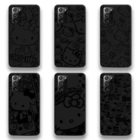 cute hello kitty phone case for samsung galaxy note20 ultra 7 8 9 10 plus lite m51 m21 m31s j8 2018 prime