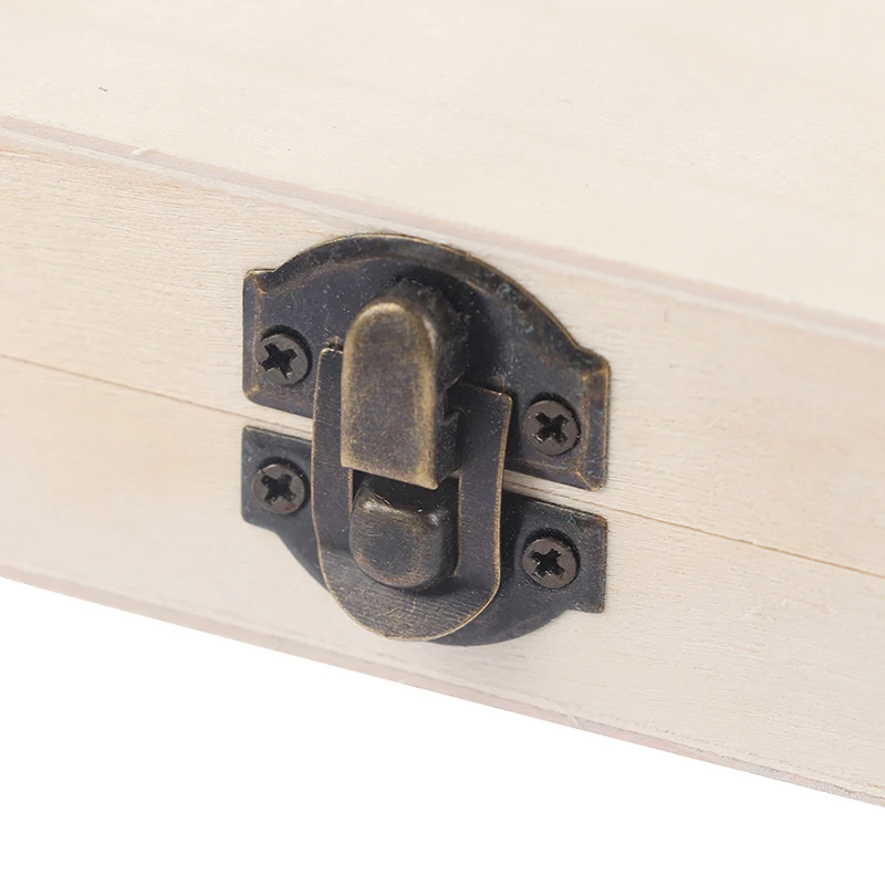 

Деревянная коробка ручной работы, подарочная упаковка, 1 шт., винтажные коробки для хранения ювелирных изделий, коробка для карандашей