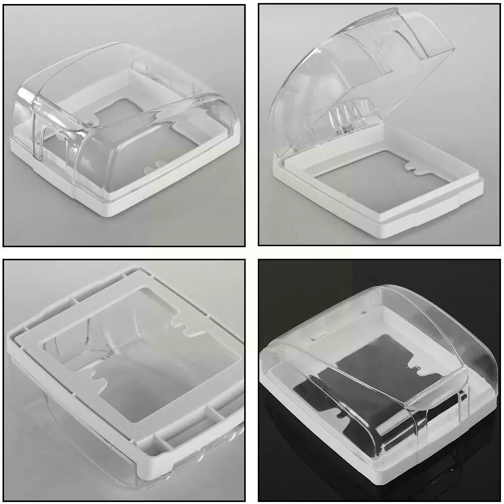 

Пластиковый настенный выключатель с водонепроницаемой крышкой, настенный светильник с крышкой, прозрачная панель с откидной крышкой, каче...