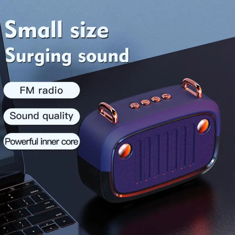 

Subwoofer Loudspeaker Portable Bluetooth Speaker Cartoon Handsfree Calling Wireless Speaker Fm Radio Mini 800mah FM Radio 800mAh