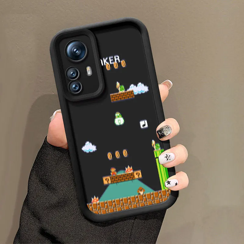 Мягкий силиконовый чехол для телефона Retro M-Marios Game Sky Eye Stairs Redmi Note 10 11 11S 12 13 Pro Plus 4G 11T