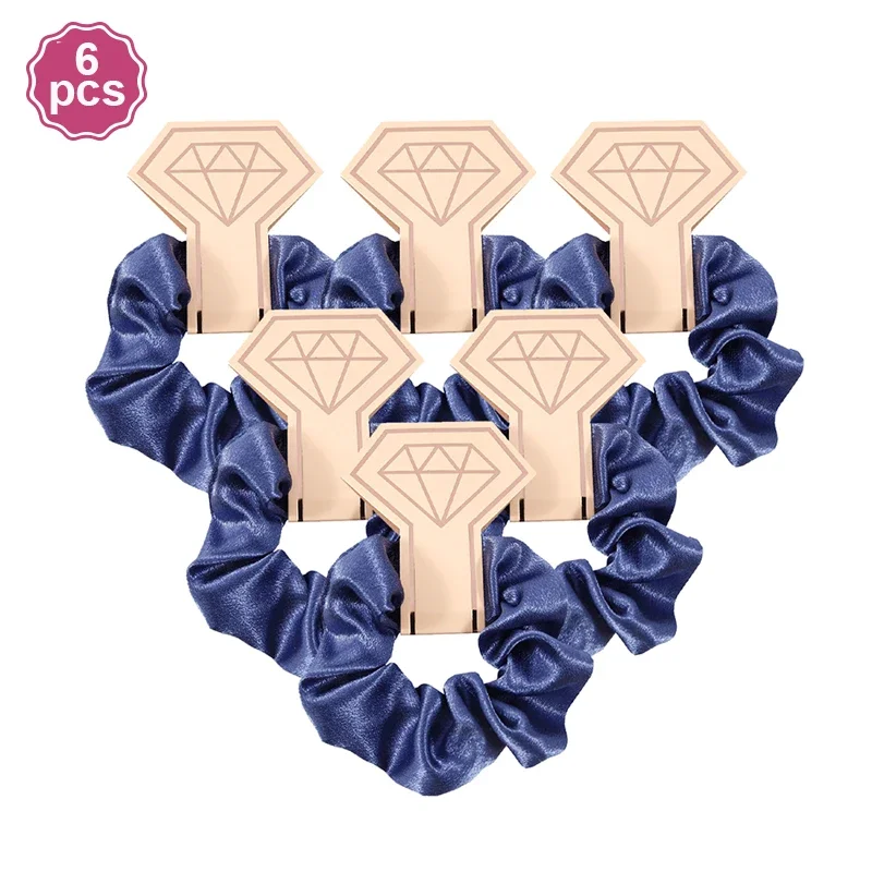 

6 шт., атласные резинки для волос EsenTroye