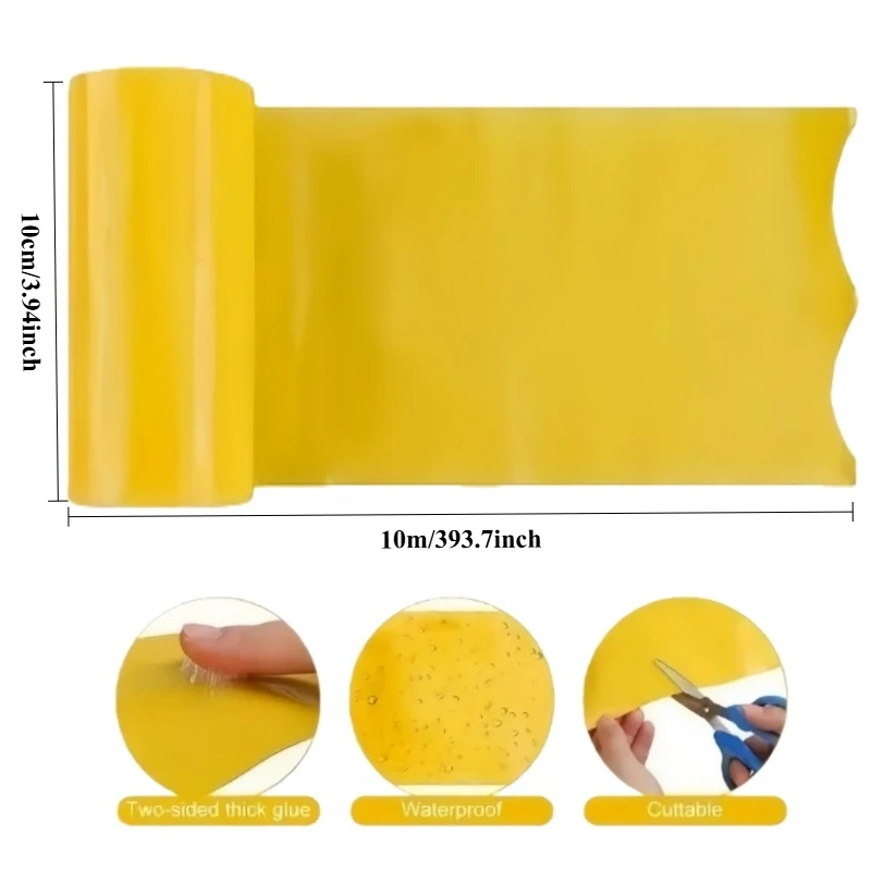 

Желтая двусторонняя лента против насекомых