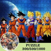 dragon ball puzzles for adults 1000 pieces paper jigsaw puzzles educational intellectual decompressing puzzle game toys gift