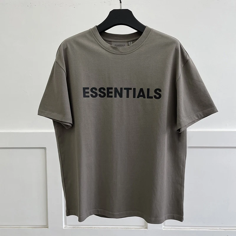 

2023 Essential Letter Printing Men T-Shirts Women 100% Cotton Short Sleeve Tshirts Male O-Neck Plus Size 4XL Tees Free Shipping