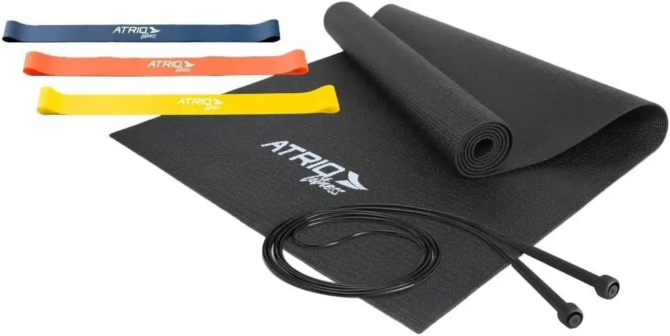 

2023 NEW Kit Treino com Corda + Elástico + Tapete Atrio - ES357 Multicor