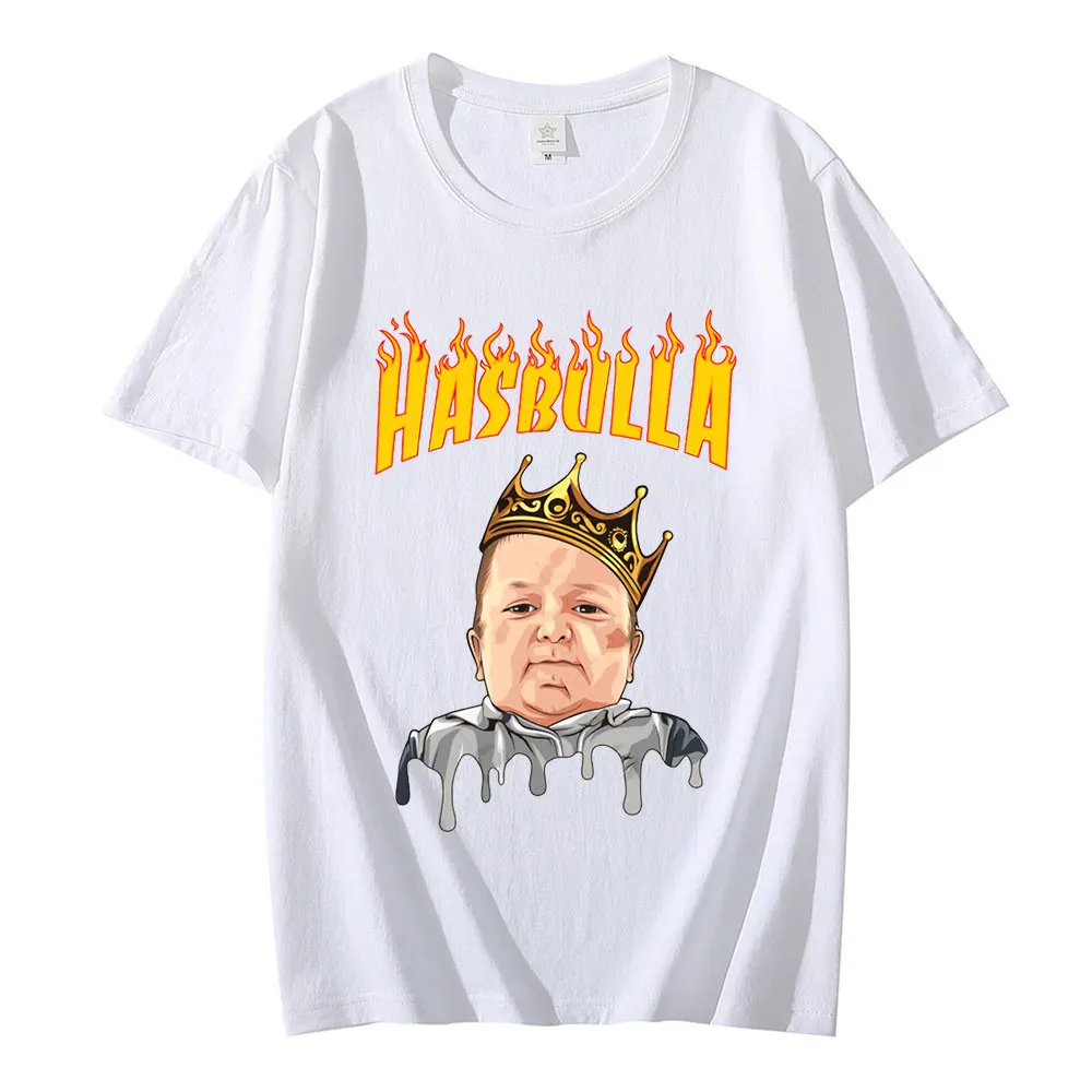 

Funny Hasbulla Fighting Meme Retro T-shirt Men Women Fashion Graphics Print Oversized T-shirts Summer Short Sleeve Loose Tops