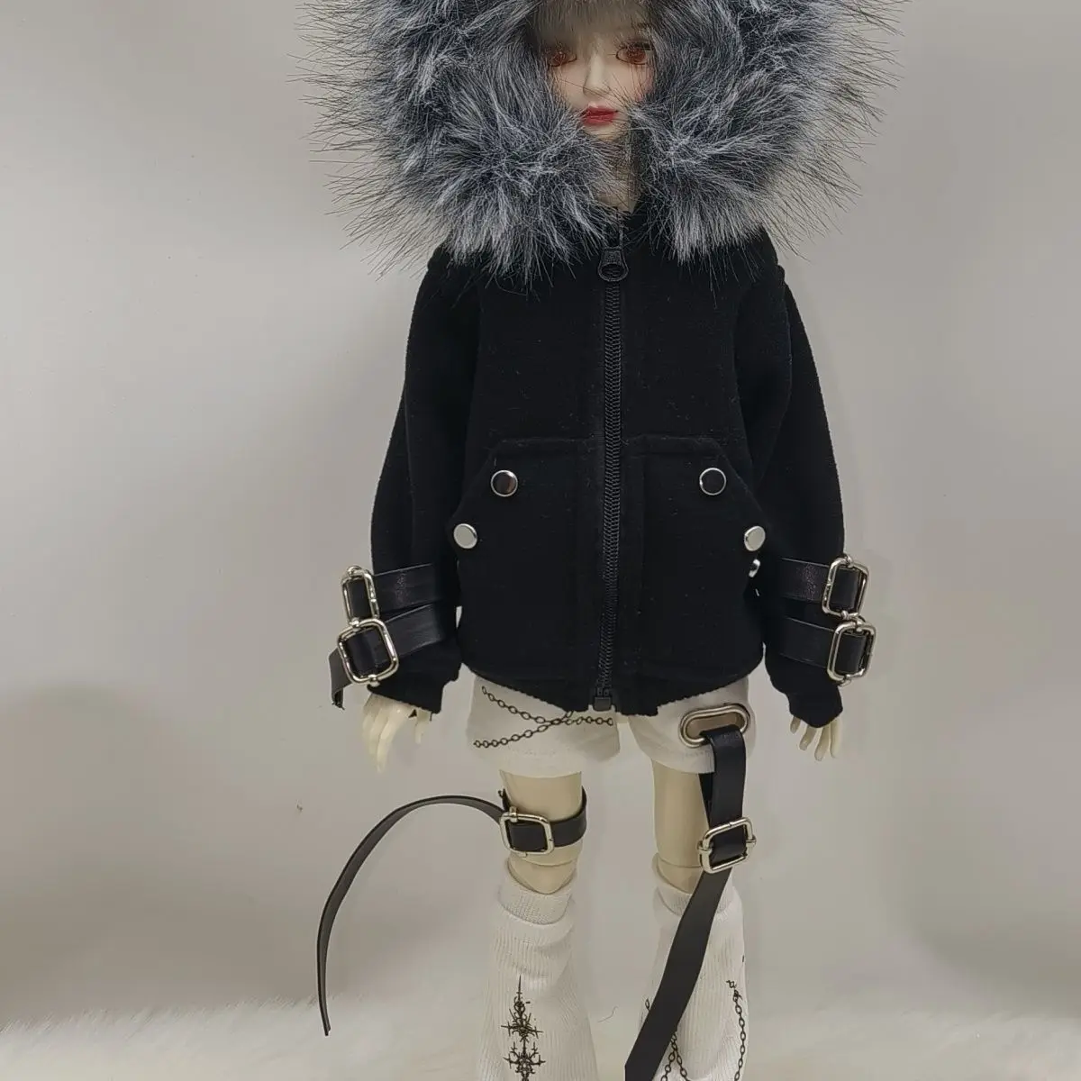 Одежда для кукол 14, 16, для кукол BJD 4530 см (мужские и женские), куртка с капюшоном и меховым воротником, игрушки для переодевания, подарок, аксессуары для кукол, без куклы. (art.: 3920da292b9ff) - 3920da292b9ff