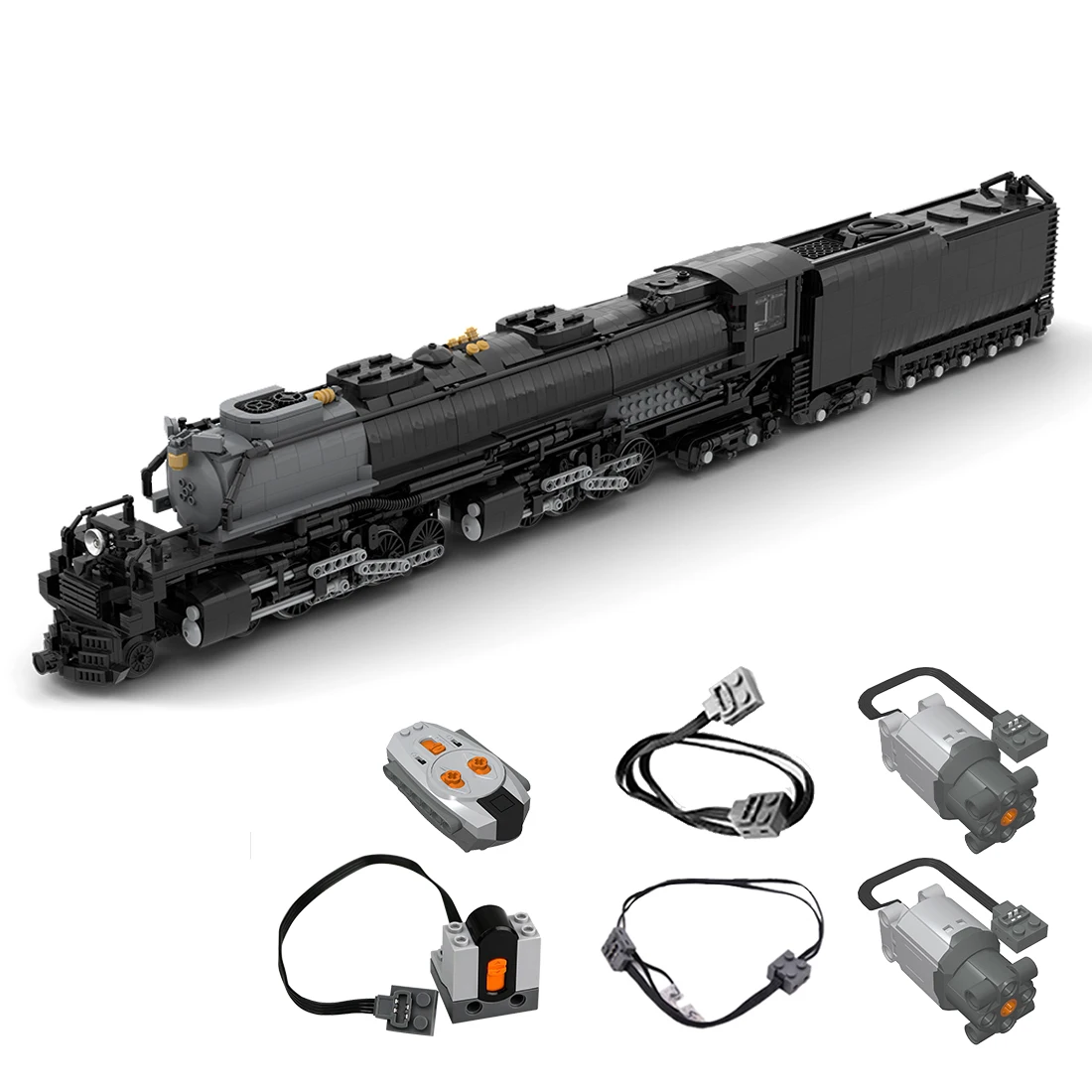 

Authorized MOC-89126 3200Pcs+ 1/40 Union Pacific 4014 Big Boy RC Train Model Bricks Kit Building Blocks MOC Set