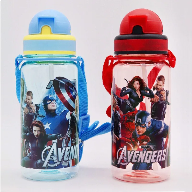 Детская бутылочка с соломинкой и Микки Маусом