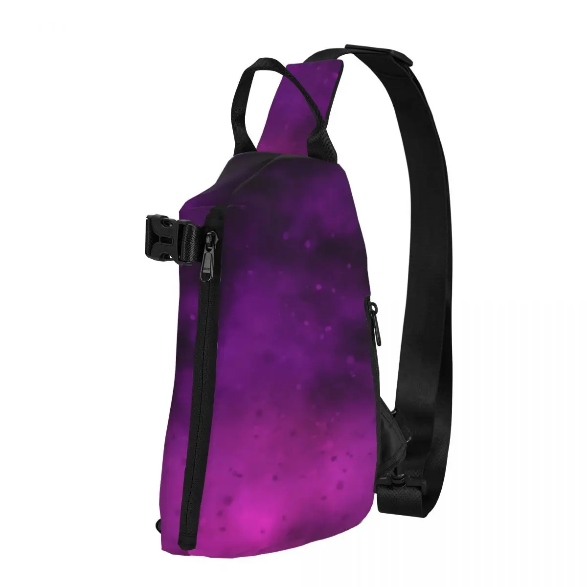 

Галактические сумки через плечо с эффектом омбре, забавная нагрудная сумка с галактическим принтом, мужская спортивная сумка-слинг для университета, маленькие повседневные сумки с принтом