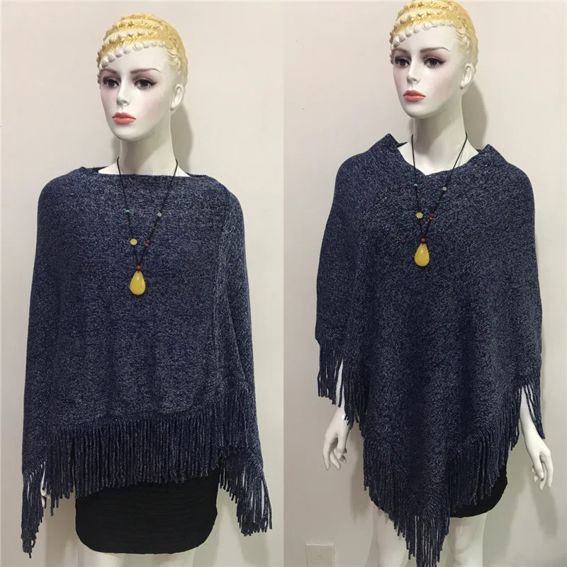 Новинка 2022 весенне-осенняя яркая серебристая шелковая накидка с бахромой шаль