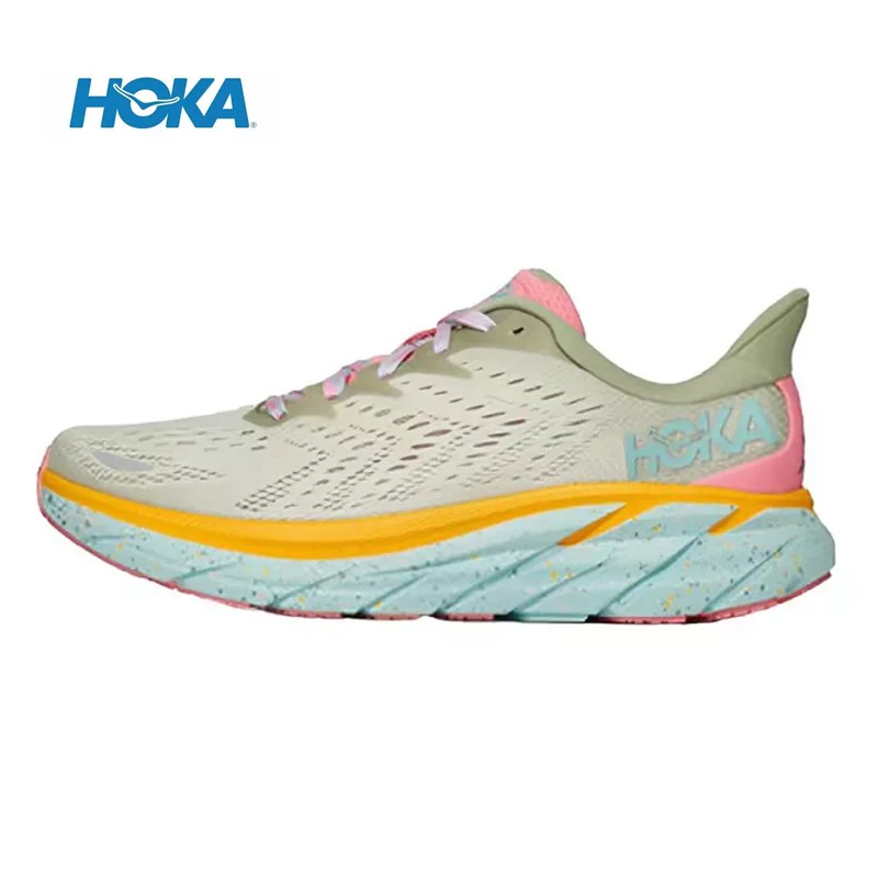 

Кроссовки HOKA Clifton для мужчин и женщин, обувь для бега, ударопрочная дорожная обувь, тренировочные кеды, 8