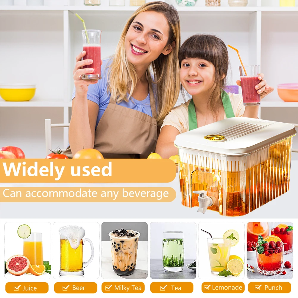 4 5 л кувшин для холодной воды портативный чайник большой емкости со съемной базой