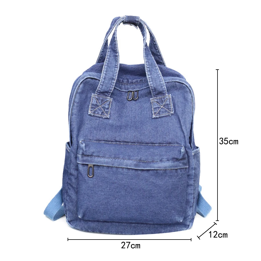 Xiaomi Denim School Bag Teenager Backpack Ladies High Capacity Women Backpacks Travel Bag Students Mochila Bolsa Backpack